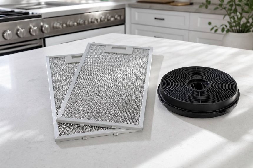 Filtre metalice si filtru cu carbon activ pentru hota