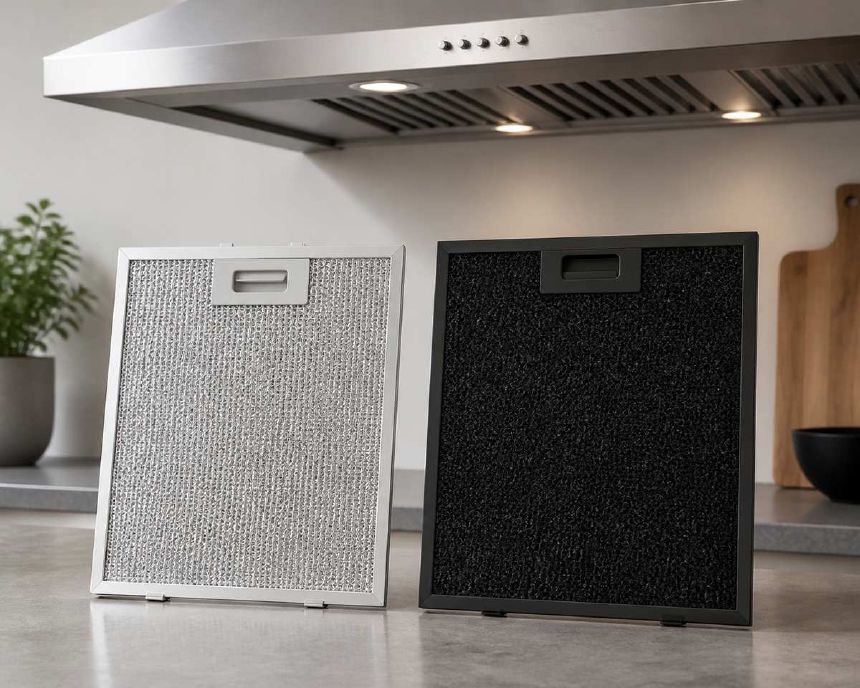 Filtru metalic si filtru cu carbon pentru hota