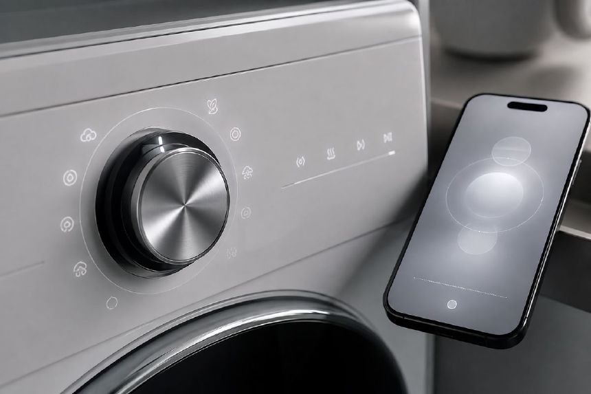 Panou de control cu selector si conexiune mobila