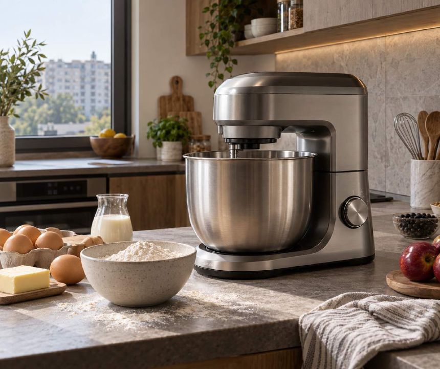 Robot multifunctional pe blatul unei bucatarii moderne